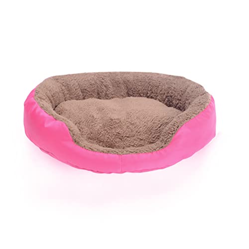 TUPMITUPO Hunde Bett Katzenbett Hundebett Flauschig Hundehütte Candy Color Footprint Hundehütte Haustierhütte Hundehütte Hundehütte Katzenhütte Rundes Nest Rose Rot Größe S TUPMITUPO Hunde Bett Katzenbett Hundebett Flauschig Hundehütte Candy Color Footprint Hundehütte Haustierhütte Hundehütte Hundehütte Katzenhütte Rundes Nest Rose Rot Größe S von TUPMITUPO
