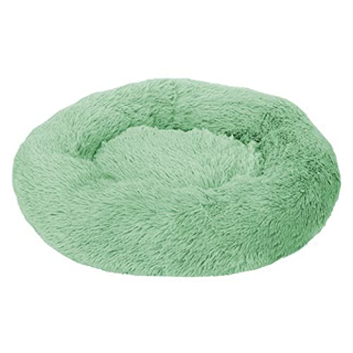 TUPMITUPO Hunde Bett Katzenbett Hundebett Flauschig Katzenstreu Und Hundehütte Four Seasons Universal-tiefschlaf-tierstreu-Matte Weiche Und Bequeme Katzenstreu-tierstreu-Matte, Fruchtgrün Rund, 40 cm von TUPMITUPO