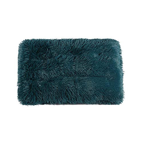 TUPMITUPO Hunde Bett Katzenbett Hundebett Flauschig Pet Mat Winter Warm Bequem Schmutzabweisend Haustierdecke Teppich Hundematte Heimtierbedarf, Blau, 52*40*9cm (300g) von TUPMITUPO