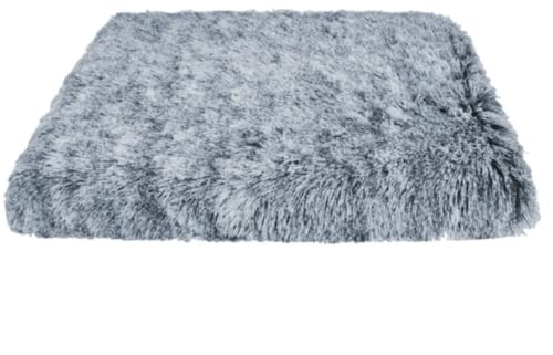 TUPMITUPO Hunde Bett Katzenbett Hundebett Flauschig Plüschhütte Katzenmatte Haustierhütte Deep Sleep Hundeschlafsofa Heimtierbedarf, S40x30x5(cm), Farbverlauf Dunkelgrau von TUPMITUPO