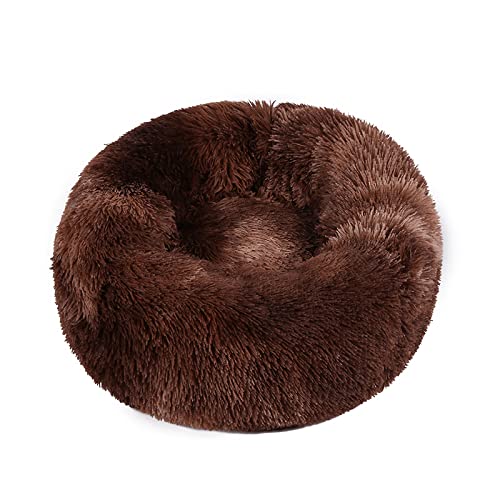 TUPMITUPO Hunde Bett Katzenbett Hundebett Flauschig Zwinger Katzennest Plüsch Rundes Haustiernest Tiefschlaf-haustierbedarf Winter Warme Haustiermatte, Tie Dye Coffee, 40cm TUPMITUPO Hunde Bett Katzenbett Hundebett Flauschig Zwinger Katzennest Plüsch Rundes Haustiernest Tiefschlaf-haustierbedarf Winter Warme Haustiermatte, Tie Dye Coffee, 40cm von TUPMITUPO