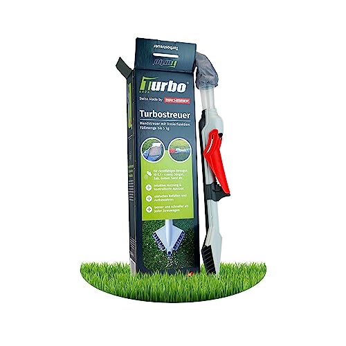 Turbostreuer, Düngerstreuer zum Ausbringen von Dünger und Samen, Füllgewicht von 5kg, 5-stufige Mengenregulierung Turbostreuer, Düngerstreuer zum Ausbringen von Dünger und Samen, Füllgewicht von 5kg, 5-stufige Mengenregulierung von TURBOGRUEN