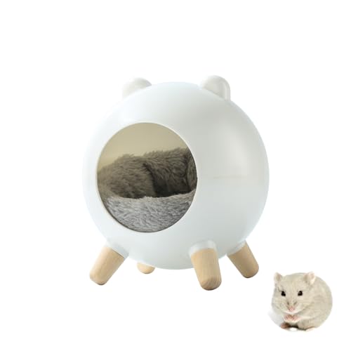 TUTU&LELE Hamsterversteck Winziges Haus Versteck und Lebensraum, Weltraumelfenverstecknest, strapazierfähiges Hamsterbett mit runden dicken Plüsch-Pads, für Mäuse, Rennmäuse, Hamster zum Spielen, TUTU&LELE Hamsterversteck Winziges Haus Versteck und Lebensraum, Weltraumelfenverstecknest, strapazierfähiges Hamsterbett mit runden dicken Plüsch-Pads, für Mäuse, Rennmäuse, Hamster zum Spielen, von TUTU&LELE