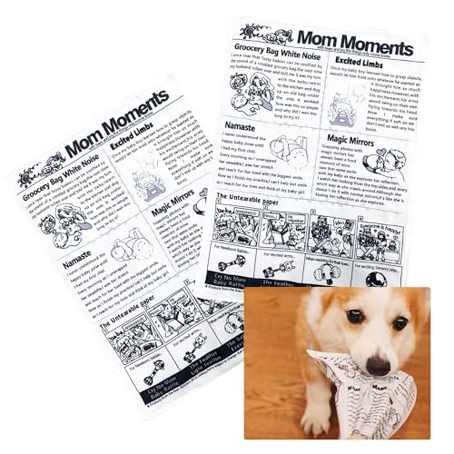 TUYOBG Weiches Quietschendes Zeitungsapportierspielzeug, Langlebiges und Unzerstörbar Hundespielzeug, Interaktives, Robustes Hundespielzeug Quietschendes Spielzeug für Welpen und Hunde zum Spielen TUYOBG Weiches Quietschendes Zeitungsapportierspielzeug, Langlebiges und Unzerstörbar Hundespielzeug, Interaktives, Robustes Hundespielzeug Quietschendes Spielzeug für Welpen und Hunde zum Spielen von TUYOBG
