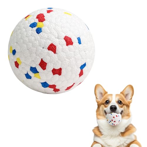 Hundebälle, Kauspielzeug Tennis für aggressive Hunde, interaktives Spielzeug zum Werfen und Fangen, leichtes Spielzeug, das auf dem Wasser schwimmt, Bälle für große/mittelgroße/mittelgroße Welpen Hundebälle, Kauspielzeug Tennis für aggressive Hunde, interaktives Spielzeug zum Werfen und Fangen, leichtes Spielzeug, das auf dem Wasser schwimmt, Bälle für große/mittelgroße/mittelgroße Welpen von TVM