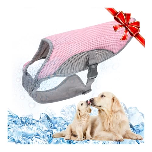 TVMALL Hundekühlweste Atmungsaktives Mesh Hundejacke Sommer Cooler und Komfortabler Hundemantel Verstellbar Mit Reflektierendem Streifen Haustierkleidung Geeignet für Große Mittlere und Kleine Hunde TVMALL Hundekühlweste Atmungsaktives Mesh Hundejacke Sommer Cooler und Komfortabler Hundemantel Verstellbar Mit Reflektierendem Streifen Haustierkleidung Geeignet für Große Mittlere und Kleine Hunde von TVMALL