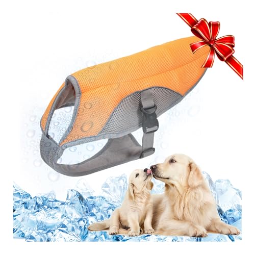 TVMALL Hundekühlweste Atmungsaktives Mesh Hundejacke Sommer Cooler und Komfortabler Hundemantel Verstellbar Mit Reflektierendem Streifen Haustierkleidung Geeignet für Große Mittlere und Kleine Hunde TVMALL Hundekühlweste Atmungsaktives Mesh Hundejacke Sommer Cooler und Komfortabler Hundemantel Verstellbar Mit Reflektierendem Streifen Haustierkleidung Geeignet für Große Mittlere und Kleine Hunde von TVMALL