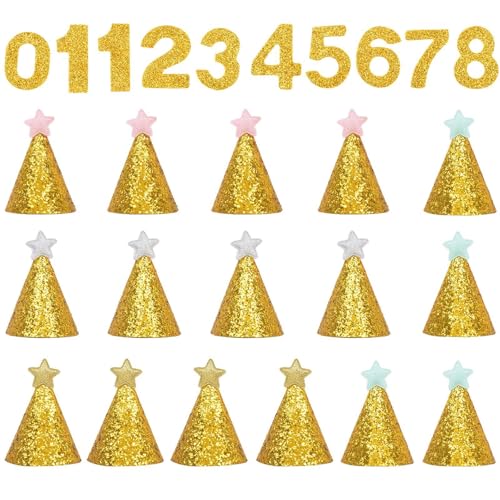 16 Stück Hunde-Geburtstagshut und 1 Set digitaler Aufkleber, niedlicher glänzender Geburtstagshut, Haustier-Partyzubehör, Haustierverkleidungszubehör. 16 Stück Hunde-Geburtstagshut und 1 Set digitaler Aufkleber, niedlicher glänzender Geburtstagshut, Haustier-Partyzubehör, Haustierverkleidungszubehör. von TVSVKWE