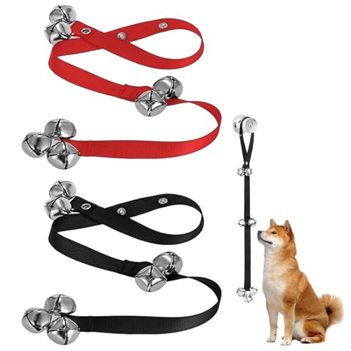 TVSVKWE 2 Stück Haustier-Trainingsglocken, Haustier-Türklingeln, Haustierbedarf, Hundespielzeug, Hundetrainingswerkzeuge. TVSVKWE 2 Stück Haustier-Trainingsglocken, Haustier-Türklingeln, Haustierbedarf, Hundespielzeug, Hundetrainingswerkzeuge. von TVSVKWE