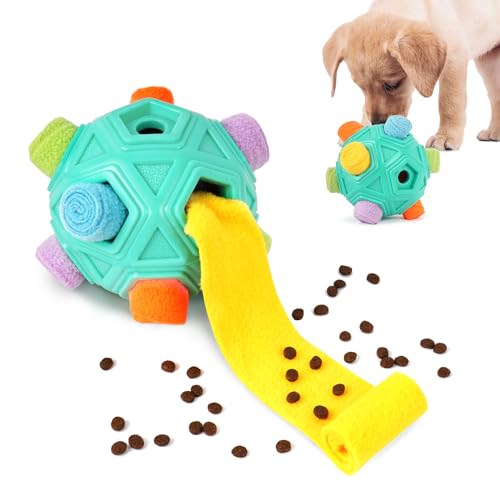 TWOPER Hunde-Puzzle-Spielzeug, Schnüffelball für langsames Futtertraining und Stimulierung von Leckerli-Dosierung, Welpenspielzeug, um sie zu beschäftigen, interaktives Hundespielzeug für alle TWOPER Hunde-Puzzle-Spielzeug, Schnüffelball für langsames Futtertraining und Stimulierung von Leckerli-Dosierung, Welpenspielzeug, um sie zu beschäftigen, interaktives Hundespielzeug für alle von TWOPER