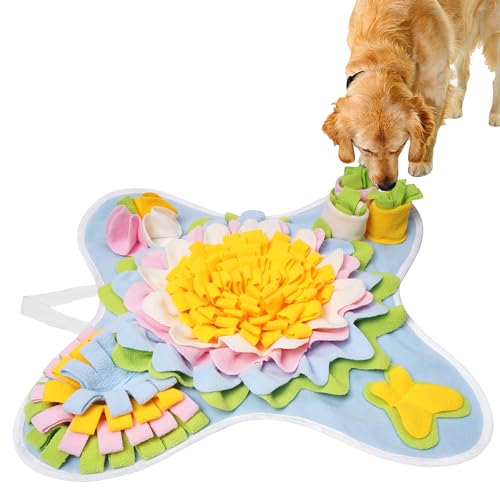 TWOPER Schnüffelmatte für Hunde, interaktive Schnüffelmatte, langsames Füttern und Beschäftigtes Schnüffelspielzeug für Futtersuche, Entwicklung, Angstlinderung und geistige Stimulation, TWOPER Schnüffelmatte für Hunde, interaktive Schnüffelmatte, langsames Füttern und Beschäftigtes Schnüffelspielzeug für Futtersuche, Entwicklung, Angstlinderung und geistige Stimulation, von TWOPER
