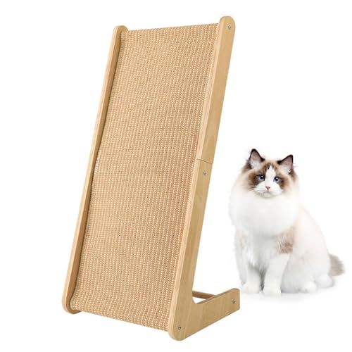 Kratzbrett Katze, L-förmiger Sisal Kratzsäule, Dual-Use Kratzbretter, 69 cm Hohe, Katzen für Sofaschutz, für alle Katzen Spielen, Entspannen Kratzbrett Katze, L-förmiger Sisal Kratzsäule, Dual-Use Kratzbretter, 69 cm Hohe, Katzen für Sofaschutz, für alle Katzen Spielen, Entspannen von TWSOUL