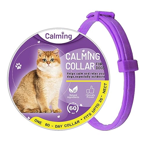 TWSOUL 2PCS Beruhigendes Halsband, Katzen Beruhigend Katze Calming Collar Katzen Beruhigende Halsbänder Pheromonen für Katzen und Katzen (2PCS, D) von TWSOUL