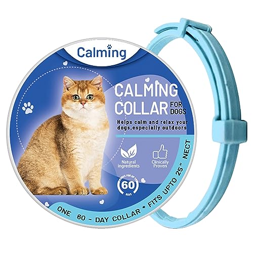 TWSOUL 4PCS Beruhigendes Halsband, Katzen Beruhigend Katze Calming Collar Katzen Beruhigende Halsbänder Pheromonen für Katzen und Katzen (4PCS, B) von TWSOUL