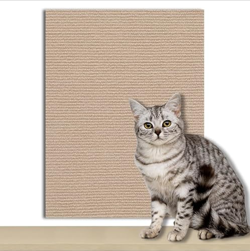 TXXATX Kratzmatte Katze Selbstklebende Kratzmatte 120x30 cm Kratzbrett Kratzwand Kratzteppich Khaki Kratzschutz Sofa Katze für DIY Kratzbretter Katzen Katzenturm Wand Möbel TXXATX Kratzmatte Katze Selbstklebende Kratzmatte 120x30 cm Kratzbrett Kratzwand Kratzteppich Khaki Kratzschutz Sofa Katze für DIY Kratzbretter Katzen Katzenturm Wand Möbel von TXXATX