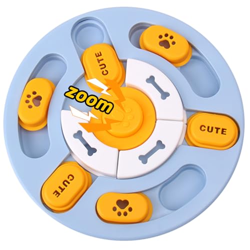 Hunde-Puzzle-Spielzeug, Leckerli-Puzzle für geistige Stimulation, interaktives Intelligenzspielzeug für langsames Essen, Hundespielzeug, Intelligenz mit Quietschen, Spielzeug als Geschenk für Welpen Hunde-Puzzle-Spielzeug, Leckerli-Puzzle für geistige Stimulation, interaktives Intelligenzspielzeug für langsames Essen, Hundespielzeug, Intelligenz mit Quietschen, Spielzeug als Geschenk für Welpen von TYCGGN