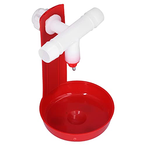 10 Set Automatic Geflügeltrinkwasserer, Hühnchenvogel -Wachtelbecher -Trinker für Bauernhöfe, Automatischer Geflügeltrinker mit T -Shirt -Anpassung, Hühnerwasser -Feeder für von TYCIONG
