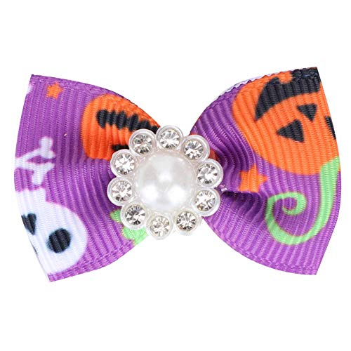 25-teiliges Haustier-Weihnachts-Halloween-Dekorationszubehör für Katzen und Hunde, Kleines Accessoire mit Gummiband, Strapazierfähige Kopfbedeckung aus Polyester mit Fruchtmuster 25-teiliges Haustier-Weihnachts-Halloween-Dekorationszubehör für Katzen und Hunde, Kleines Accessoire mit Gummiband, Strapazierfähige Kopfbedeckung aus Polyester mit Fruchtmuster von TYCIONG