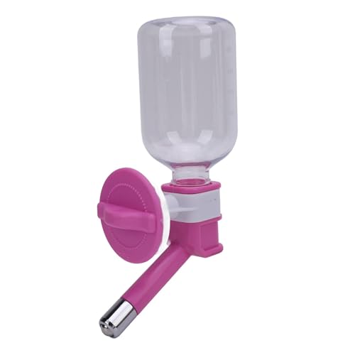 Edelstahl -Käfig -Wasser -Trinkflasche 300 Ml Hängende Haustierwasserfuttermittel mit Kugellager -Design für Katzen Hunde Raumsparung, Käfigwasserflasche für Haustiere von TYCIONG