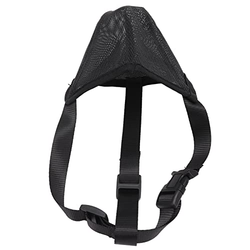 Maulkorb Hunde, weiches Netzgewebe, Giftköderschutz, Haustier-Mundschutz mit verstellbaren Riemen kleine, mittelgroße und große Hunde (TYCIONG1a60ypi8zr-12) von TYCIONG