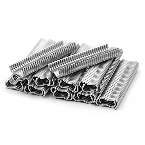 TYCIONG 2400pcs M Drahtschnallen M Form Nägel Metallkäfig -Clips für Hähnchenpackstierkäfigreparaturen mit Geringem Kohlenstoffstahl Haltbarer Beweis TYCIONG 2400pcs M Drahtschnallen M Form Nägel Metallkäfig -Clips für Hähnchenpackstierkäfigreparaturen mit Geringem Kohlenstoffstahl Haltbarer Beweis von TYCIONG