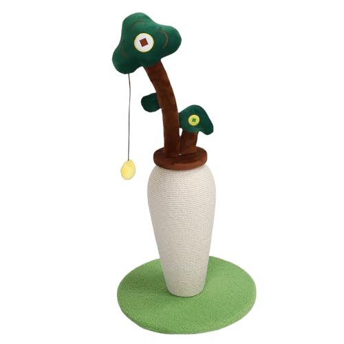 TYCIONG Katzenkratzer Post Katze Kratzer Pole Sisal Seilkatze mit Vertikalem Geldbaum Design für Innenkatzen Kätzchen Klauenpflege TYCIONG Katzenkratzer Post Katze Kratzer Pole Sisal Seilkatze mit Vertikalem Geldbaum Design für Innenkatzen Kätzchen Klauenpflege von TYCIONG