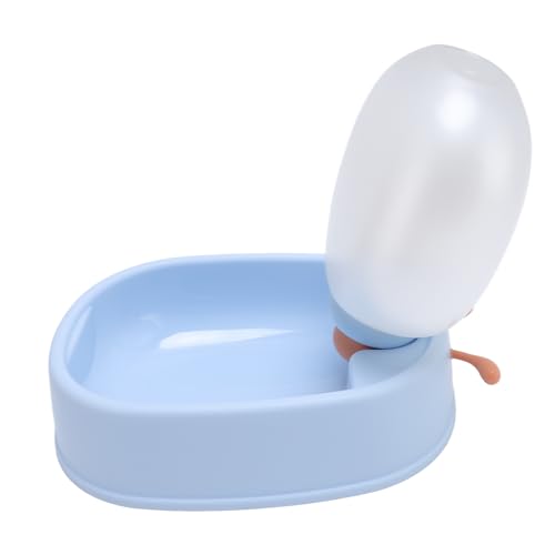 TYCIONG Tragbarer Welpe Wasserflasche Travel Haustier Wasserspender Faltbares Design mit Einem Klickschalter für Wanderabenteuer Im Freien Im Freien (Blau) von TYCIONG