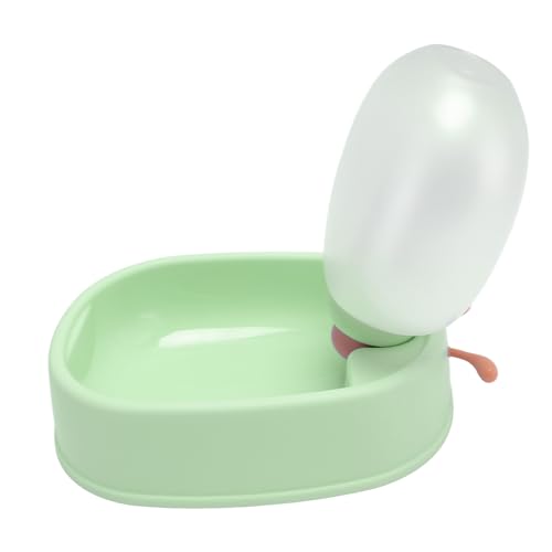 TYCIONG Tragbarer Welpe Wasserflasche Travel Haustier Wasserspender Faltbares Design mit Einem Klickschalter für Wanderabenteuer Im Freien Im Freien (Grün) von TYCIONG