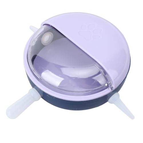 TYCIONG Welpenfutterhäuschen für Multi -Welpen, Anti -Bläherchen -Tiermilch -Feeder -Schüssel W 5Neippel 1Pazifier -Nicht -Logger, 3,9X 1,9 -Zoll -Welpenflaschen für Pflege, Anti (Lila) von TYCIONG