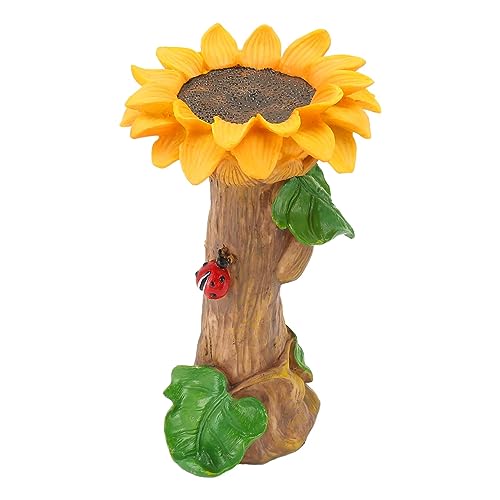 Vogeltränke Draußen, 9,8 Harz-Sonnenblumen-Vogeltränke, Außendekoration, Sonnenblumen-Vogeltränke, Vogelfutterspender, wasserdichte Gartenstatue Hof, Rasen, Vogeltränke Draußen, 9,8 Harz-Sonnenblumen-Vogeltränke, Außendekoration, Sonnenblumen-Vogeltränke, Vogelfutterspender, wasserdichte Gartenstatue Hof, Rasen, von TYCIONG