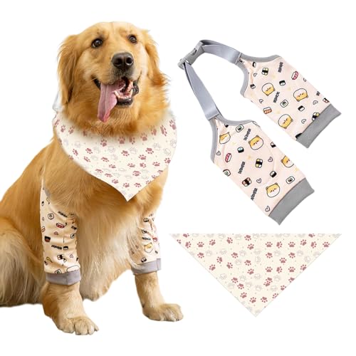 TYFGRT 1 Stück Hunde-Ellenbogenschoner, 1 Stück Hunde-Mundtuch, Hunde-Gelenkschutz, Hundebein-Erholungsmanschette Nach Operationen, Hunde-Erholungsmanschette, Hunde-Arthritis-Knieschoner TYFGRT 1 Stück Hunde-Ellenbogenschoner, 1 Stück Hunde-Mundtuch, Hunde-Gelenkschutz, Hundebein-Erholungsmanschette Nach Operationen, Hunde-Erholungsmanschette, Hunde-Arthritis-Knieschoner von TYFGRT