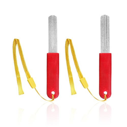TYFGRT 2 Stück Angelhakenschärfer, Angelhaken-Schärfzubehör, Angelhaken-Schärfwerkzeuge, Outdoor-Angelwerkzeuge, Angelzubehör von TYFGRT