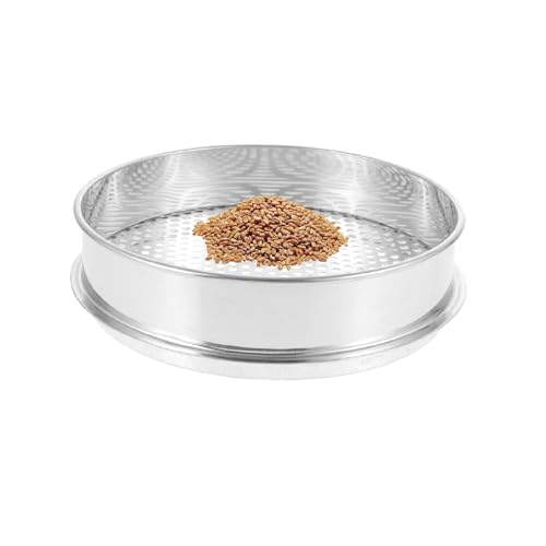 TYLAOXIAO Sandsieb Edelstahl,Gartensieb Metall,Erdsieb Rund,Kompostsieb,Feines Sieb,Riddle Gartengeräte Für Erde Und Steine TYLAOXIAO Sandsieb Edelstahl,Gartensieb Metall,Erdsieb Rund,Kompostsieb,Feines Sieb,Riddle Gartengeräte Für Erde Und Steine von TYLAOXIAO