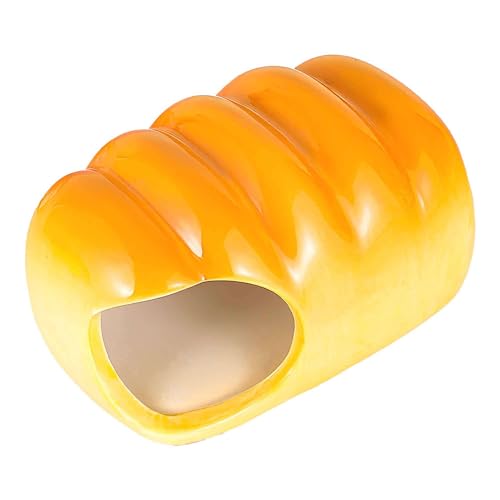TYMYYS Hamsterversteck, Hamsterhaus, MeerschweinchenVersteck, Hamsterzubehör, Hamsterhäute, Rattenhaus-gelb-10 * 5 * 5cm TYMYYS Hamsterversteck, Hamsterhaus, MeerschweinchenVersteck, Hamsterzubehör, Hamsterhäute, Rattenhaus-gelb-10 * 5 * 5cm von TYMYYS