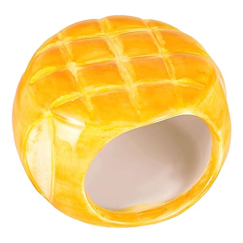 TYMYYS Hamsterversteck, Hamsterhaus, MeerschweinchenVersteck, Hamsterzubehör, Hamsterhäute, Rattenhaus-gelb-8.5 * 8.5 * 5cm TYMYYS Hamsterversteck, Hamsterhaus, MeerschweinchenVersteck, Hamsterzubehör, Hamsterhäute, Rattenhaus-gelb-8.5 * 8.5 * 5cm von TYMYYS