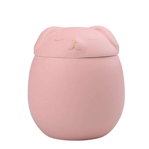 TYMYYS Mini-Urnen Für Hundeasche, Kleine Keramik-Hundeform-Andenken-Einäscherung Urne Für Hundeasche, Hund Urne Haustiere Dekorative Urnen, Urnen Für Hundeandenken-Rosa-0.5 TYMYYS Mini-Urnen Für Hundeasche, Kleine Keramik-Hundeform-Andenken-Einäscherung Urne Für Hundeasche, Hund Urne Haustiere Dekorative Urnen, Urnen Für Hundeandenken-Rosa-0.5 von TYMYYS