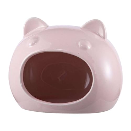 Versteck Für Hamster Aus Keramik, Versteckhaus Für Zwerghamster, Mäuse, Rennmäuse, Lemming-Rosa-Groß Versteck Für Hamster Aus Keramik, Versteckhaus Für Zwerghamster, Mäuse, Rennmäuse, Lemming-Rosa-Groß von TYMYYS