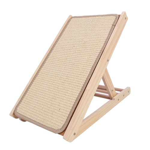 TYTOGE Sisal-Katzenkratzrampe, Höhenverstellbarer Möbelschutz, Vertikaler Katzenkratzer Zum Schleifen von Katzenkrallen TYTOGE Sisal-Katzenkratzrampe, Höhenverstellbarer Möbelschutz, Vertikaler Katzenkratzer Zum Schleifen von Katzenkrallen von TYTOGE