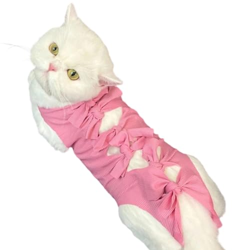 TYUKXJH Katzen Erholungsbody Atmungsaktiv,Erholungsbody Für Katzen Nach - Weicher Ganzkörper Schutzanzug Lecken Verhindern Wundschutz Für Haustiere von TYUKXJH