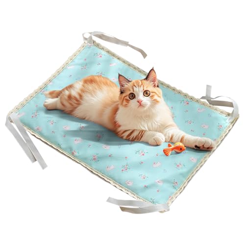 TYUKXJH Kühlmatte für Hunde – Frischekissen für Tiere – doppelseitige Matte mit Seil an vier Ecken für drinnen und draußen für Hunde und Katzen für Käfig von TYUKXJH