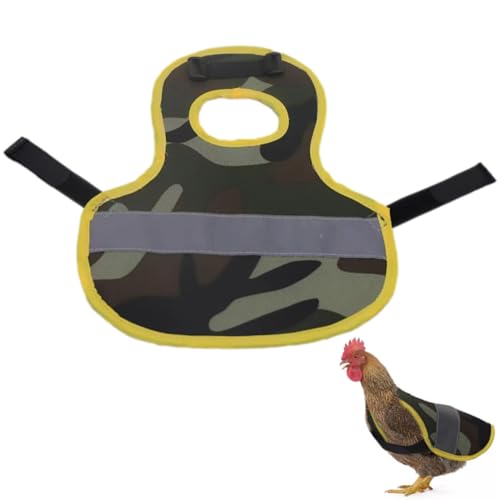 TYUKXJH Schutz für Hühnerweste, reflektierende Weste, hohe Sichtbarkeit, verstellbar – Federschutzhalterung, Schürze für Huhn, Ente, Hühner, Ente, Sparer von TYUKXJH