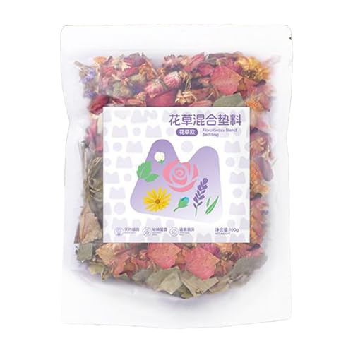TYUKXJH Tierstreu | 100 g Katzentoilette Chinchilla, getrocknete | saugfähig, beruhigend, geruchshemmend, Dekoration für den Innenbereich von TYUKXJH