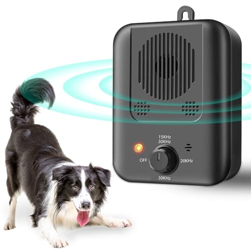 TYVIFKE Anti-Bell-Hunde-Ultraschall, Anti-Bell, automatisches Anti-Bell-Gerät, Ultraschall, wasserdicht, für kleine und große Hunde, innen & außen von TYVIFKE