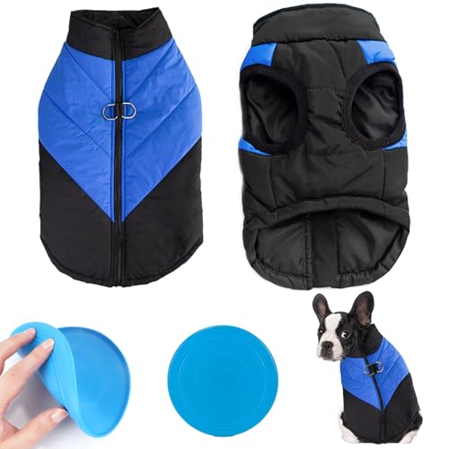 TYXHXTF Hundemantel für Kleine Hunde, Warme Hundemantel Winter, Hunde Wintermantel Wasserdicht, Hundejacke Kleine Hunde, für Französische Bulldogge Kleine Hunde, M von TYXHXTF