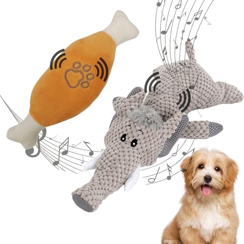 TYXHXTF Hundespielzeug, Quietschendes Hundespielzeug, Hundespielzeug Unzerstörbar, Tauziehen Welpenspielzeug, Interaktives Hundespielzeug, Kuscheltier für Hunde, für Kleine Große Hunde TYXHXTF Hundespielzeug, Quietschendes Hundespielzeug, Hundespielzeug Unzerstörbar, Tauziehen Welpenspielzeug, Interaktives Hundespielzeug, Kuscheltier für Hunde, für Kleine Große Hunde von TYXHXTF