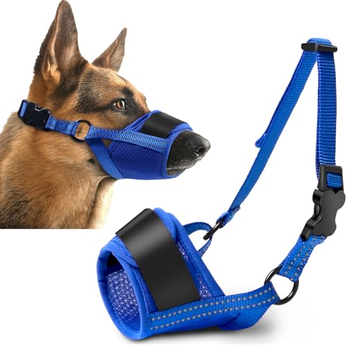 Hundemaulkorb, weich, kein Bellen, Biss-Maulkorb für super große Hunde, Anti-Kauen, atmungsaktiver Maulkorb für Deutscher Schäferhund, Labrador/Golden Retriever usw., geeignet für Fellpflege, Hundemaulkorb, weich, kein Bellen, Biss-Maulkorb für super große Hunde, Anti-Kauen, atmungsaktiver Maulkorb für Deutscher Schäferhund, Labrador/Golden Retriever usw., geeignet für Fellpflege, von TZBEINN