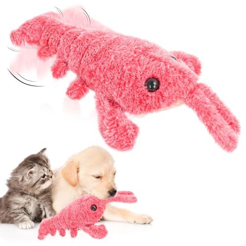 TZQFROCE Katzenspielzeug Interactive Dog Toy Elektrisch Hummer zur Selbstbeschäftigung Haustier Kauspielzeug Interaktives Hundespielzeug Geeignet für Katzen, Hunde, Haustiere TZQFROCE Katzenspielzeug Interactive Dog Toy Elektrisch Hummer zur Selbstbeschäftigung Haustier Kauspielzeug Interaktives Hundespielzeug Geeignet für Katzen, Hunde, Haustiere von TZQFROCE
