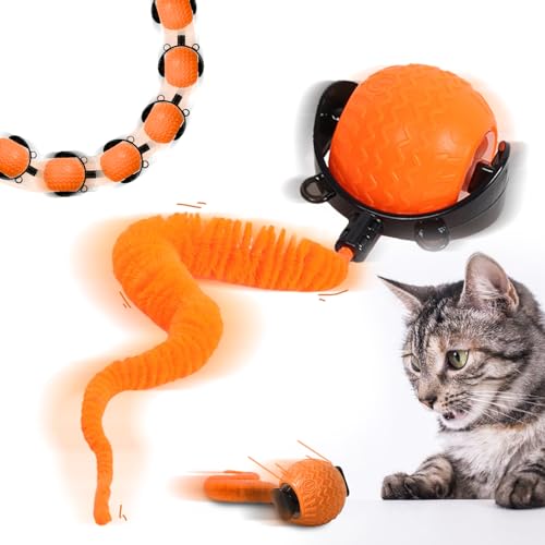 TZQFROCE Katzenspielzeug Elektrisch Interaktives Katzenspielzeug Ball 360° Automatisch Hundeball Elektrisch Rollball mit LED-Licht für Katzen Und Hunde TZQFROCE Katzenspielzeug Elektrisch Interaktives Katzenspielzeug Ball 360° Automatisch Hundeball Elektrisch Rollball mit LED-Licht für Katzen Und Hunde von TZQFROCE
