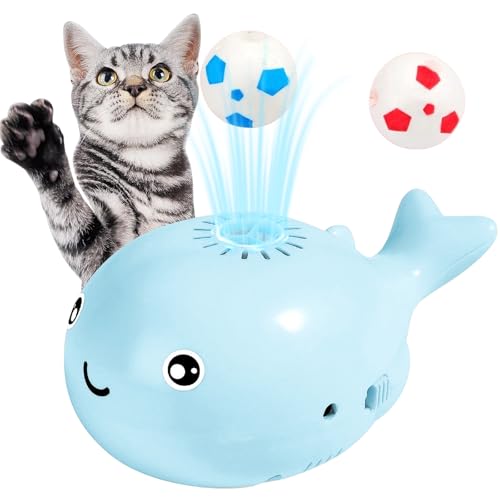 TZQFROCE Interaktives Katzenspielzeug Mit Ball Katzenball Spielzeug Elektrisch lustiges Spielzeug für Katzen Bewegliches Spielball für Katzen und Hunde Innenbereich TZQFROCE Interaktives Katzenspielzeug Mit Ball Katzenball Spielzeug Elektrisch lustiges Spielzeug für Katzen Bewegliches Spielball für Katzen und Hunde Innenbereich von TZQFROCE