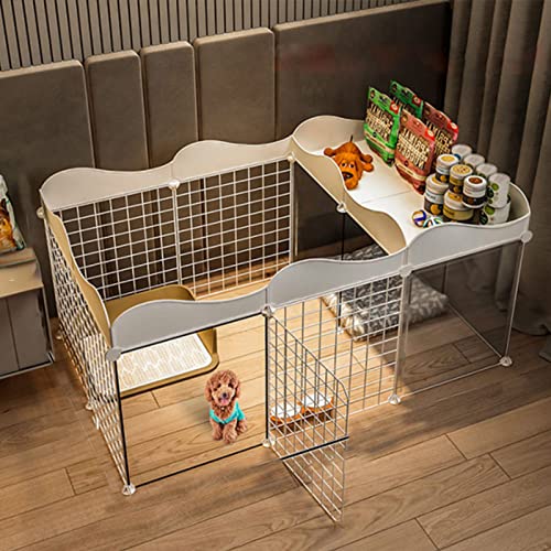 Katzenlaufstall – Katzenkäfig, Hundekäfige, Metall-Laufstall für Haustiere, Katzen-Übungsstall, Käfig, Zwinger, Hund, faltbar, für Meerschweinchen, Kaninchen, Welpen, DIY-Metalldraht-Hofzaun Katzenlaufstall – Katzenkäfig, Hundekäfige, Metall-Laufstall für Haustiere, Katzen-Übungsstall, Käfig, Zwinger, Hund, faltbar, für Meerschweinchen, Kaninchen, Welpen, DIY-Metalldraht-Hofzaun von TZUFA